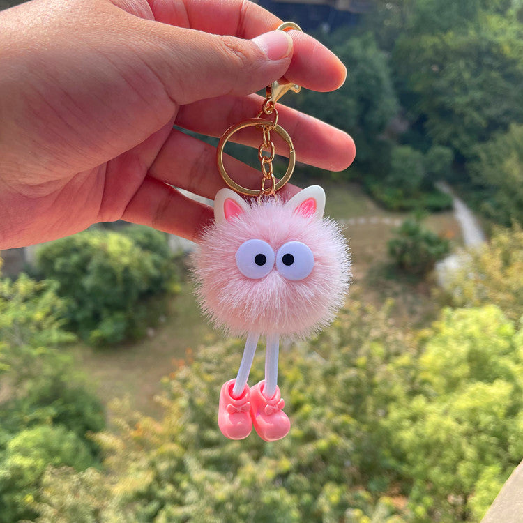 Wholesale Cute Cartoon Plush Doll Small Briquette Keychain
